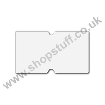 CT1 21x12mm White Removable Labels