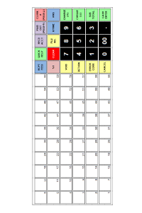 Sam4S NR-510F Fully Editable Keyboard Template