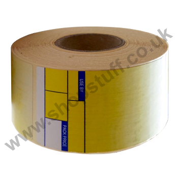 Avery Berkel M400 Format 1 (Yellow) 49mm x 75mm Thermal Scale Labels