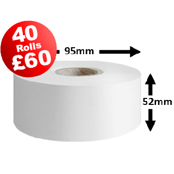 52mm x 95mm BPA FREE Thermal Scale Rolls