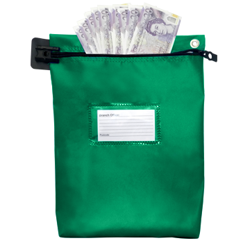 Cash Bag Large Green