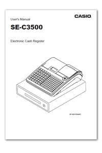 Casio SE-C3500 Instructions Download