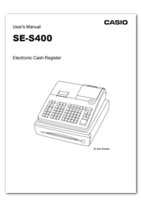 Casio SR-S500 Instructions Download