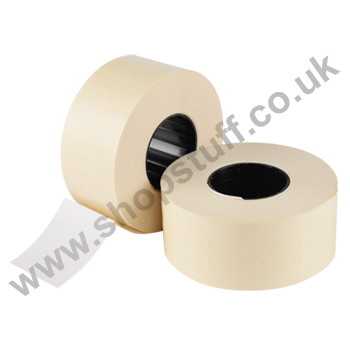 CT7 26x16mm White Permanent Labels