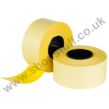 Sato Judo 26x16mm Yellow Removable Labels