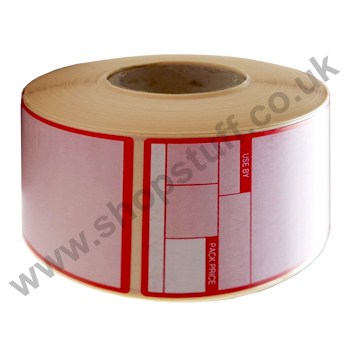 Avery Berkel M200 Format 1 (Pink) 49mm x 75mm Thermal Scale Labels