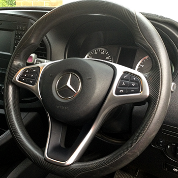 Mercedes Vito W447 Steering Wheel Upgrade Chrome Trim