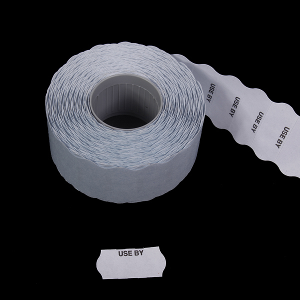 CT4 26x12mm USE BY White Freezer Adh Labels