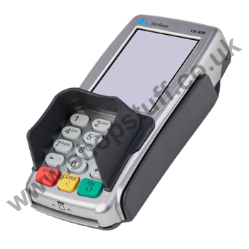Anti-Microbial Card Machine Cover For Verifone VX820 With FIXED PRIVACY SHIELD 