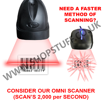 Casio SR-S4000 Viper Barcode Scanner - SAVE 30.00 When Ordered With Till